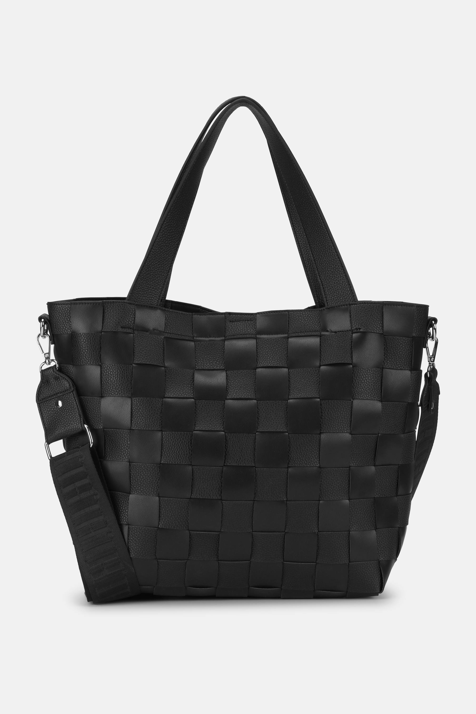 Crossbody Shopper Bag - Black